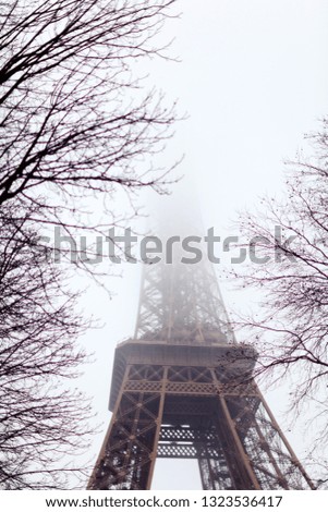 Similar – Image, Stock Photo covered “Tour Eiffel”…