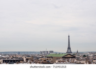 Paris view from rooftop