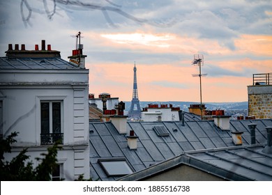 Paris Views Between The Roof And Top Of The City