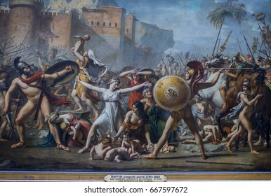 ParisFrance May 032017 The Sabine Women By Jacques Louis ParisFrance May 032017 The Sabine Women By Jacques Louis