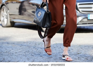 Paris-France-September 29, 2018.Street style,Spring Summer 2018,Ready to wear,Paris fashion week