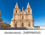 The Parish Church of Mellieha view in Malta