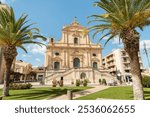 Parish of San Bartolomeo Apostolo, the Mother Church in the central square of Ispica, Ragusa Province, in eastern Sicily, Italy