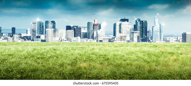 a Parisian skyline view detail - Shutterstock ID 675595435