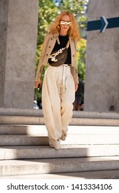 PARIS-JUNE 22, 2018.Street Style Meanwhile Paris Fashion Week. Men's Wear.