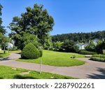 A park area in Aarau, Switzerland