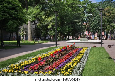 Park Of Arthur Rubinstein In Lodz. Poland