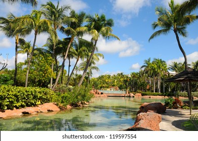 Park In The Atlantis Paradise Island, Nassau, Bahamas