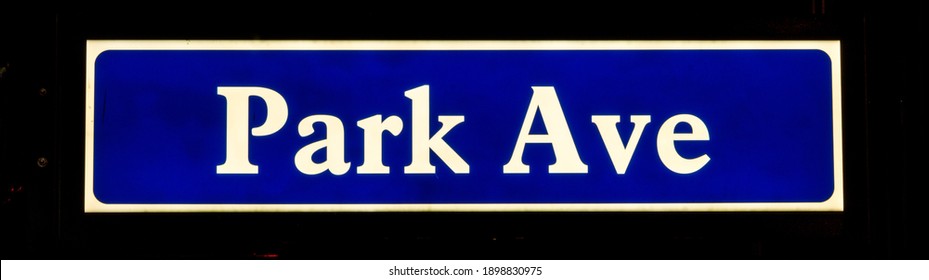 Park Avenue Street Sign (NYC)