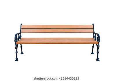 park bench isolated on white background - Powered by Shutterstock