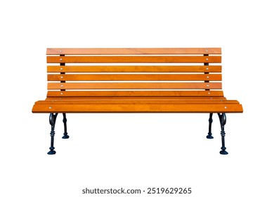 park bench isolated on white background - Powered by Shutterstock