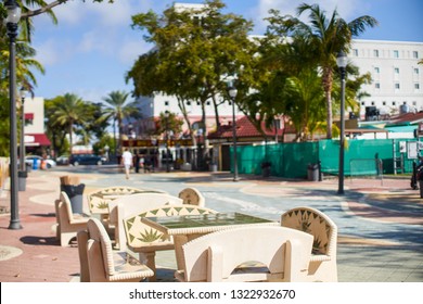 Park Benches In Calle Ocho Little Havana Miami FL