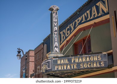 Park City, Utah - June 14, 2021: Sundance Film Festival's Egyptian Theatre