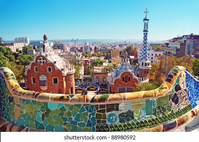 Park Guell in Barcelona.