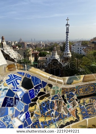 Gaudi’s Park Guell in Barcelona