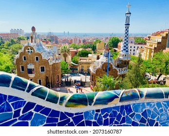 Park Guell In Barcelona, Spain