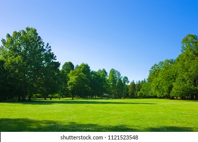 Park Lawn , Blue Sky