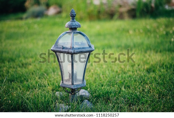 park lighting in\
garden