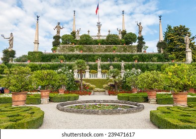 Park On The Island Of Isola Bella. Italy