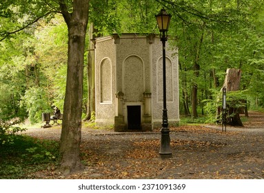 Park in Pszczyna, Silesia, Poland