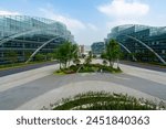 Park Square and Office Building of Science and Technology Park, Chongqing, China