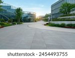 Park Square and Office Building of Science and Technology Park, Chongqing, China