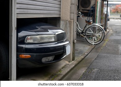 Car In Garage At Home Stock Photos Images Photography