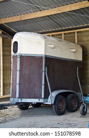 Parked Horse Trailer