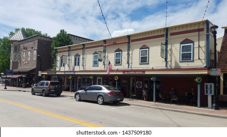 Parker, Colorado - June 24, 2019: Historic Downtown Of Parker