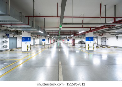 Parking Lot In  Airport