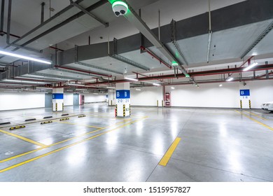 Parking Lot In  Airport