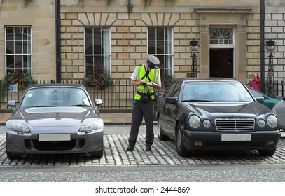 Parking Attendant, Traffic Warden, Getting Parking Ticket, Parking Ticket Fine Mandate