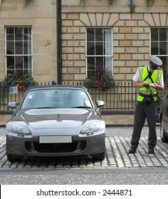 Parking Attendant, Traffic Warden, Getting Parking Ticket, Parking Ticket Fine Mandate