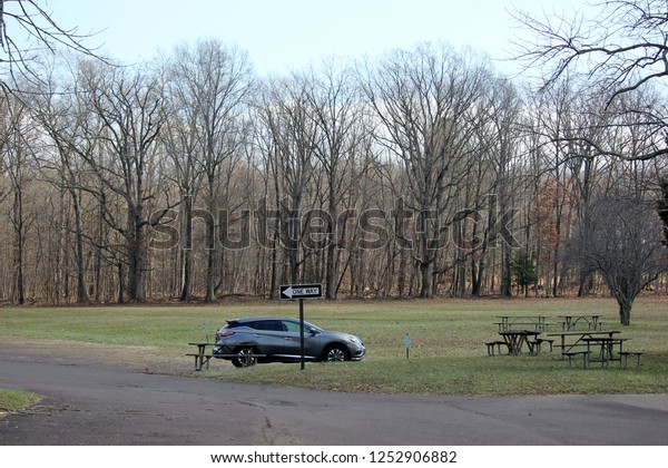 Parking Lot by the\
Lake