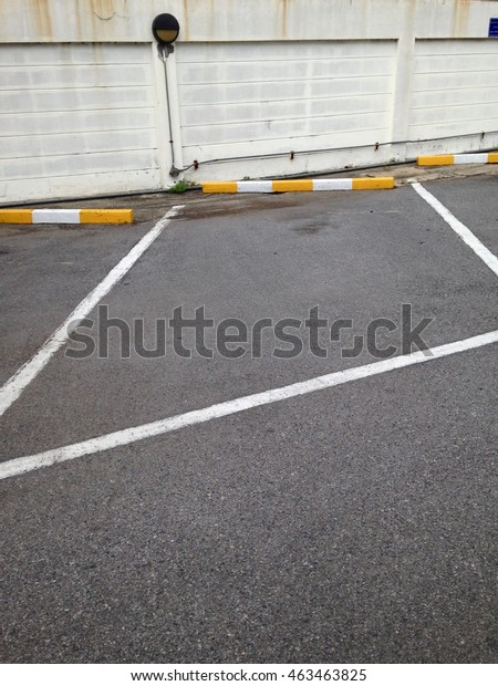 Parking of car, empty - Stock Image - Everypixel