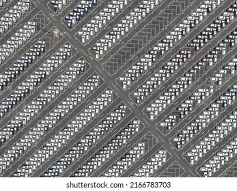 Parking Lot In Car Factory