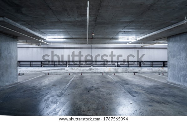 Parking garage\
department store interior\
