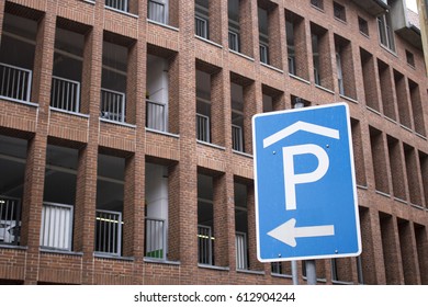 Parking Garage Sign For Car Park