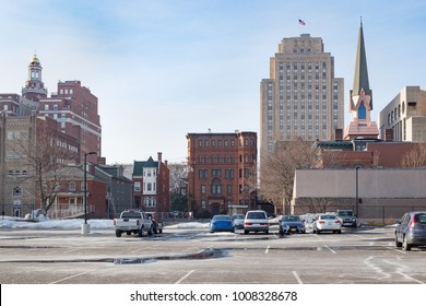 Parking Lot. Downtown New Haven, CT