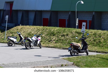 Parking Lot For MC - Kongsvinger, Norway (8th May 2018)