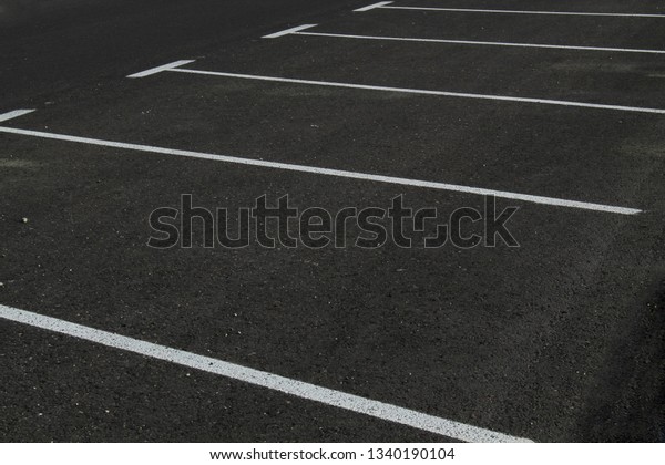 Parking on the paved road\
markings