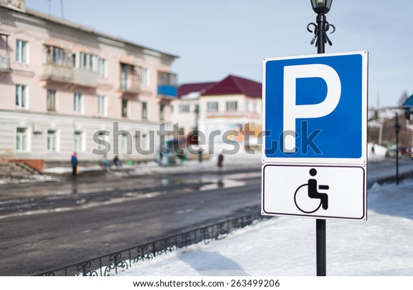 Parking place Handicapped\
Parking Sign