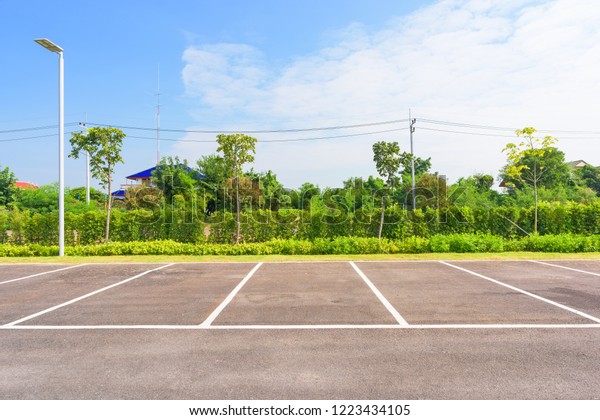 Parking lot in public
areas