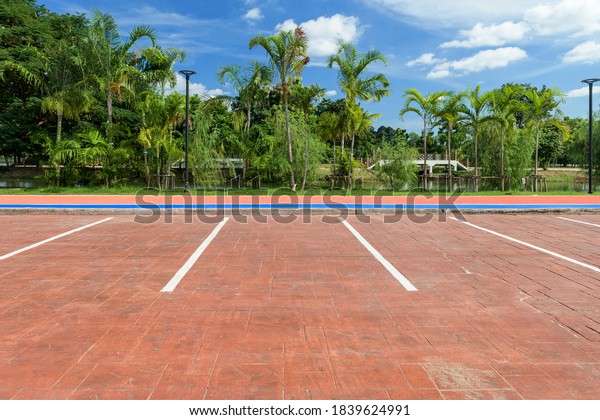 Parking lot in public\
areas