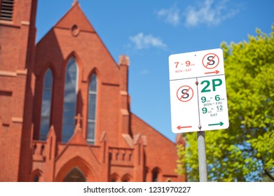 Parking Sign. Australia, Melbourne. 