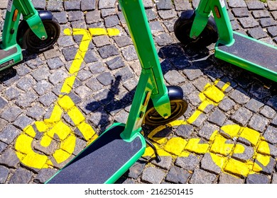 Parking Sign For Escooter In Germany - Photo