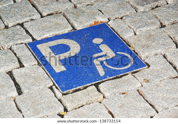 parking space for the\
disabled