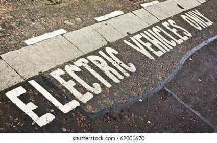 Parking Space Only For Electric Vehicles