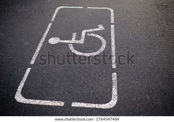 parking spaces for disabled visitors. Disabled
parking spaces.