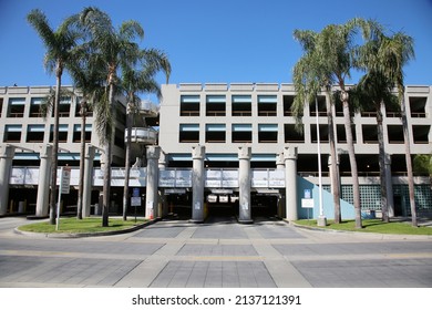 Parking Structure. Santa Ana California 5 Level Parking Structure. Court House Parking Structure. Santa Ana Stadium Parking Structure. Event Center Lot. 